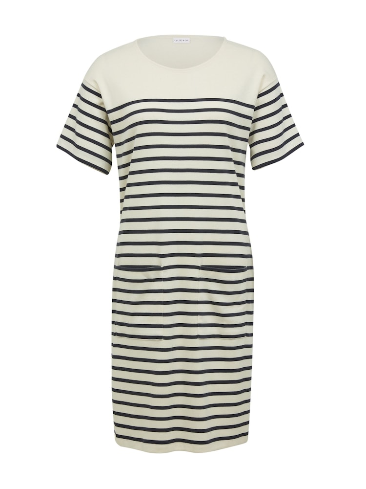 Celtic & Co. Organic Cotton Jersey Knee Length White Dress - Image 2 of 6