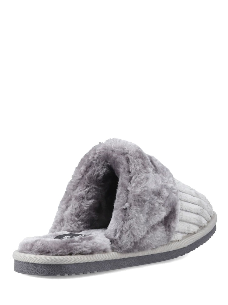 Gri - Papuci Hush Puppies Arianna din material reiat - Imaginea 2 din 4 Gri - Papuci Hush Puppies Arianna din material reiat - Imaginea 2 din 4