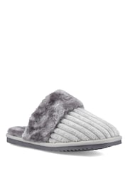 Gri - Papuci Hush Puppies Arianna din material reiat - Imaginea 3 din 4