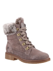 Hush Puppies Brown Florence Wide Fit Boots - Image 3 of 4