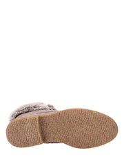Hush Puppies Brown Florence Wide Fit Boots - Image 4 of 4