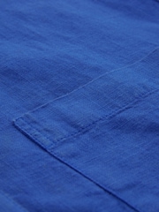 Celtic & Co. Blue Linen Button Through Dress - Image 6 of 7