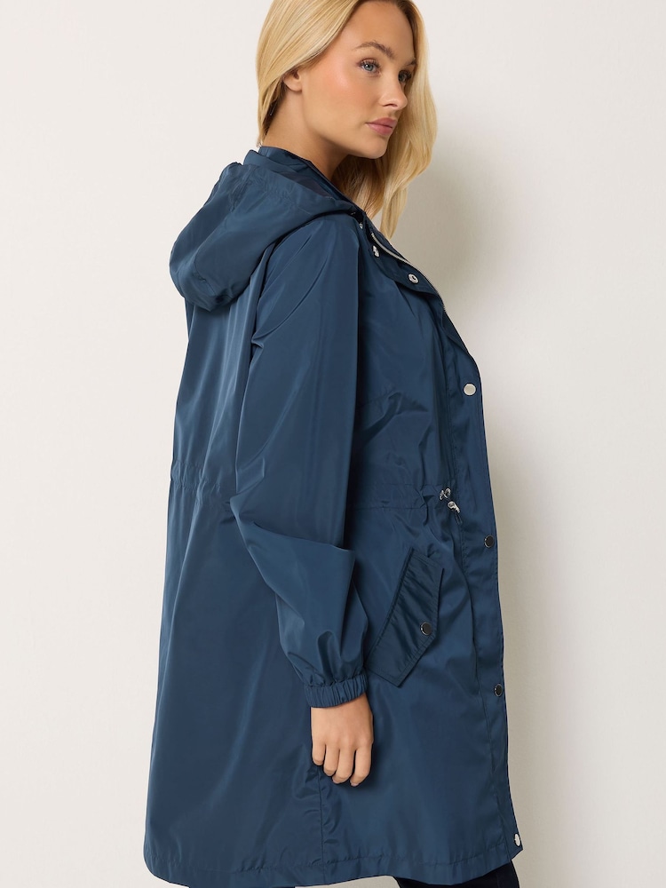 M&Co Blue Rain Jacket - Image 2 of 6 M&Co Blue Rain Jacket - Image 2 of 6