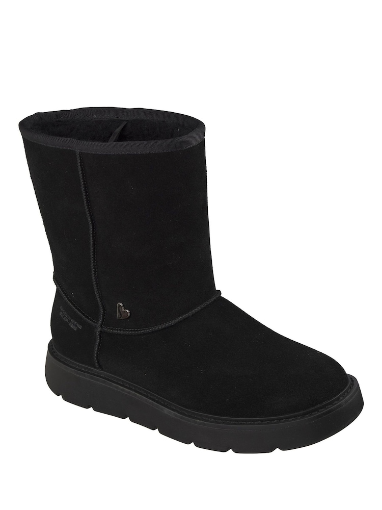 Skechers Black Keepsakes Cosy Mid Boots - Image 2 of 3