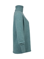 Celtic & Co. Green Geelong Slouch Roll Neck Jumper - Image 6 of 8