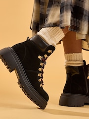 Hush Puppies Black Robyn Hiker Boots - Image 2 of 6