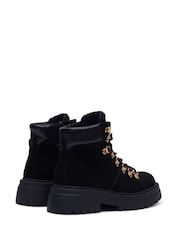 Hush Puppies Black Robyn Hiker Boots - Image 5 of 6