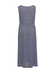 Celtic & Co. Blue Printed Linen Sleeveless Midi Dress - Image 3 of 7
