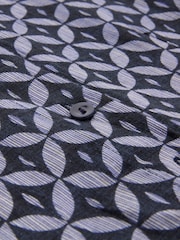 Celtic & Co. Blue Printed Linen Sleeveless Midi Dress - Image 7 of 7