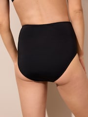 Black Maternity High Waist Bikini Briefs - Image 4 of 5