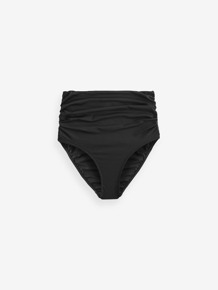 Black Maternity High Waist Bikini Briefs - Image 5 of 5