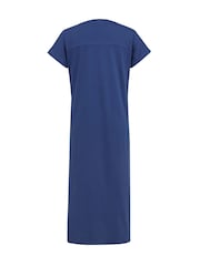 Celtic & Co. Button Through Jersey Midi Dress - Image 4 of 5