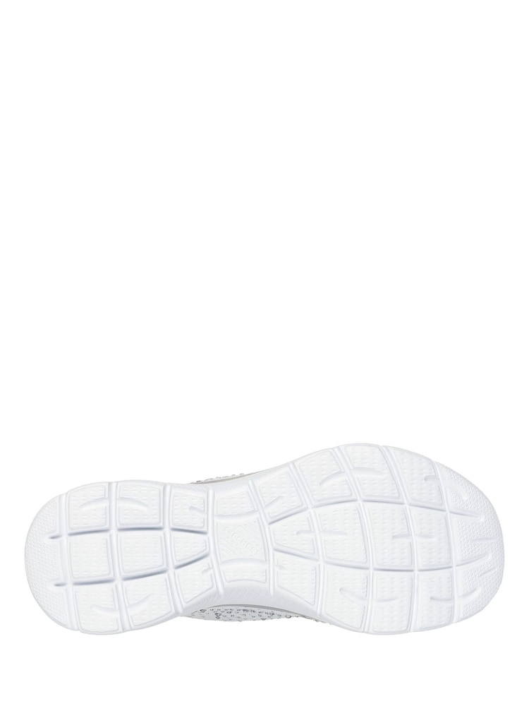 Skechers White Summits Brilliant Shine Trainers - Image 3 of 3