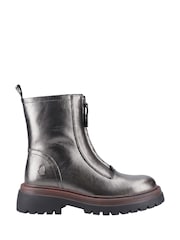 Hush Puppies Silver Roxanna Zip Boots - Image 3 of 6