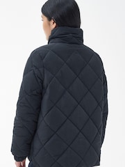 Barbour® Black Reversible Hudswell Qulted Jacket - Image 2 of 7