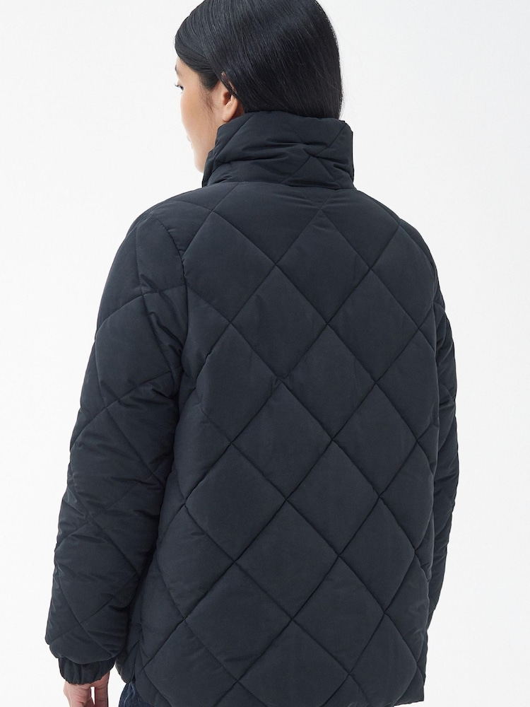 Barbour® Black Reversible Hudswell Qulted Jacket - Image 2 of 7