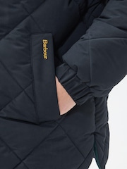 Barbour® Black Reversible Hudswell Qulted Jacket - Image 5 of 7