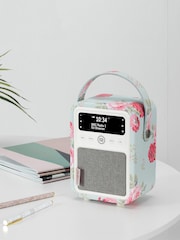 VQ White Cath Kidston Antique Rose Monty DAB Radio - Image 1 of 6