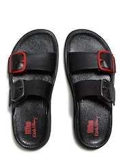 FitFlop Black X Keith Haring Gen-Ff Buckle 2-Bar Slides - Image 5 of 7