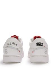 FitFlop White Fitflop X Keith Haring The Dash Ff Trainers - Image 4 of 4