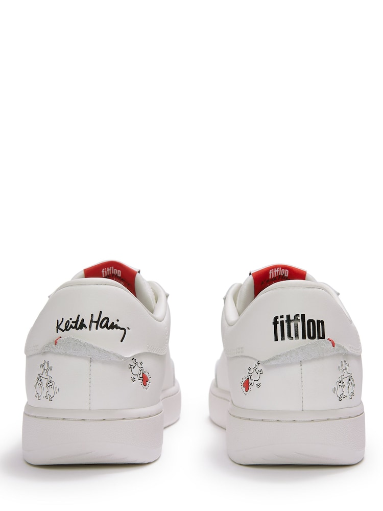 FitFlop White Fitflop X Keith Haring The Dash Ff Trainers - Image 4 of 4 FitFlop White Fitflop X Keith Haring The Dash Ff Trainers - Image 4 of 4