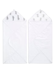 aden + anais Essentials Safari Babes Hooded Towels Two Pack - Image 1 of 1