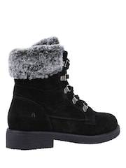 Hush Puppies Black Florence Wide Fit Boots - Image 2 of 4