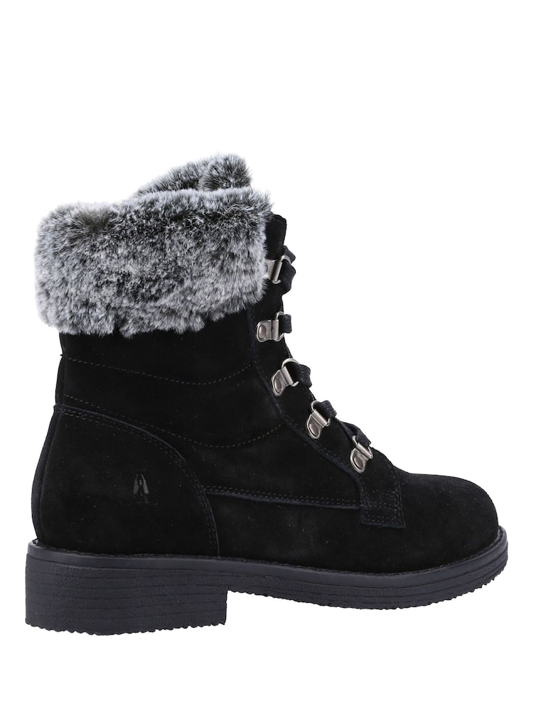 Hush Puppies Black Florence Wide Fit Boots - Image 2 of 4 Hush Puppies Black Florence Wide Fit Boots - Image 2 of 4