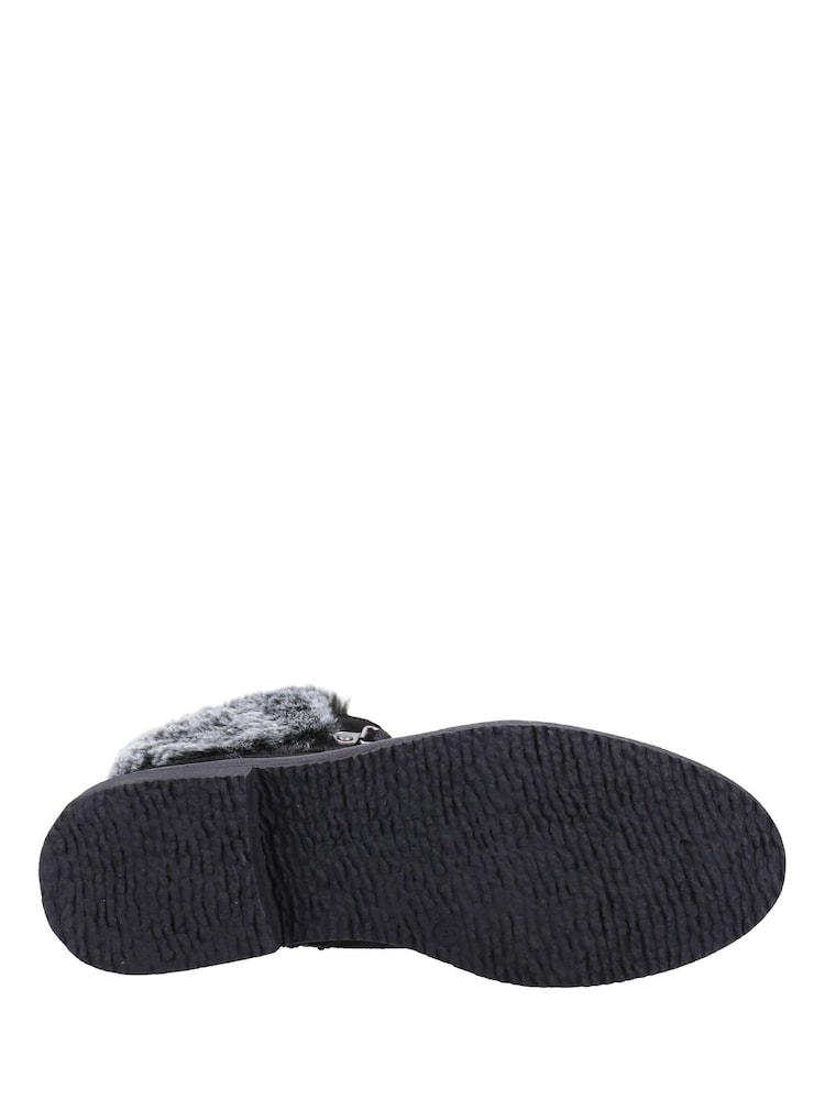 Hush Puppies Black Florence Wide Fit Boots - Image 4 of 4 Hush Puppies Black Florence Wide Fit Boots - Image 4 of 4