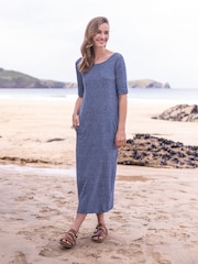 Celtic & Co. Cotton Button Back Dress - Image 2 of 5