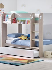 Julian Bowen Taupe Brown Mars Bunk Bed with Pull Out Underbed - Image 1 of 4