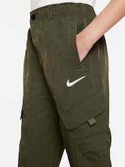 Nike Green Woven Cargo Trousers - Image 3 of 5