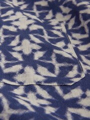 Celtic & Co. Blue Linen Drape Shirt - Image 4 of 4