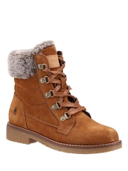 Hush Puppies Brown Florence Wide Fit Boots - Image 3 of 4