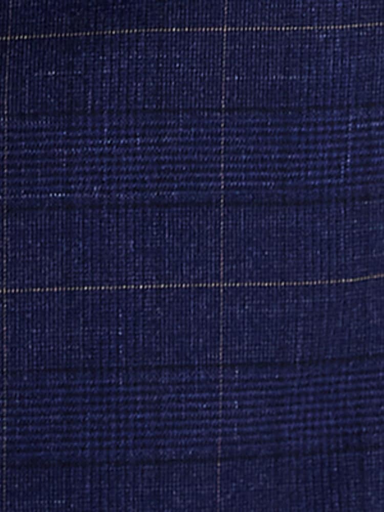 MOSS Navy Blue Tailored Check Jacket - Image 6 of 6