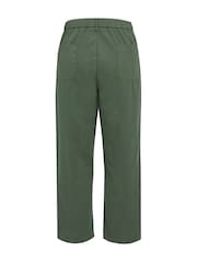 Celtic & Co. Green Slim Leg 100% Cotton Trousers - Image 4 of 7