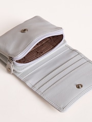 Lakeland Leather White Small Leather Flapover Purse - Image 4 of 6
