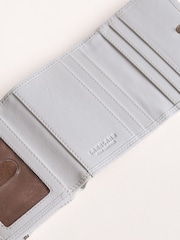Lakeland Leather White Small Leather Flapover Purse - Image 5 of 6
