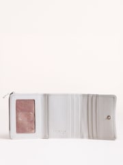 Lakeland Leather White Small Leather Flapover Purse - Image 6 of 6