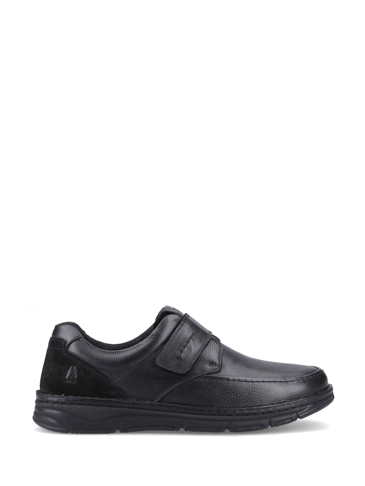 Hush Puppies Black Forde Touch Fastening Shoes - Image 1 of 4 Hush Puppies Black Forde Touch Fastening Shoes - Image 1 of 4