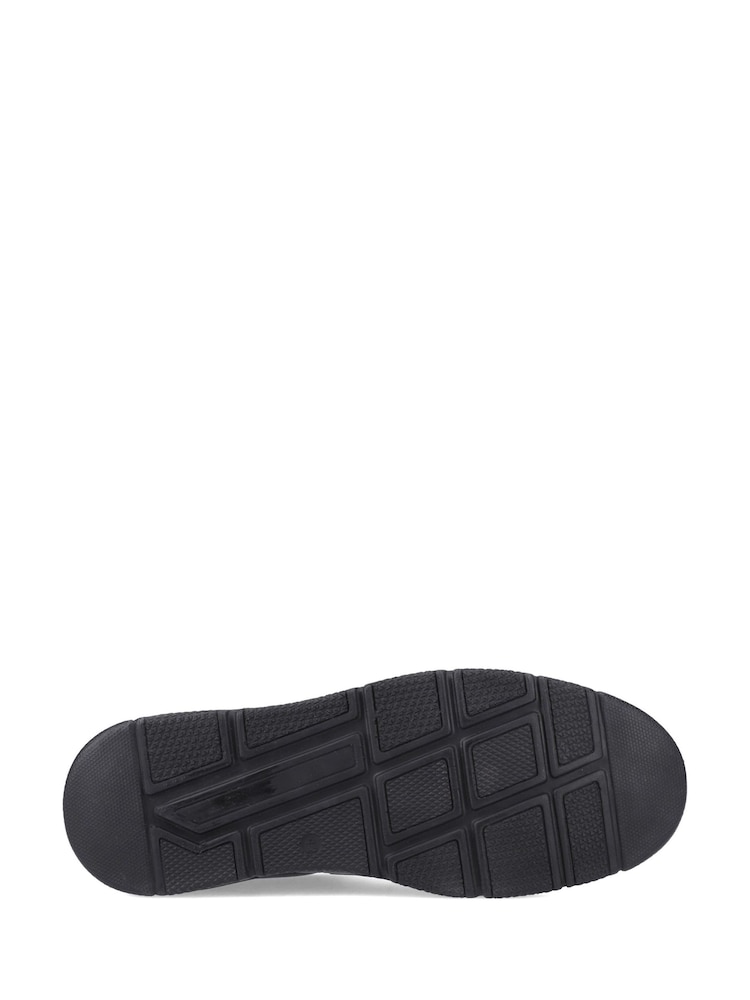 Hush Puppies Black Forde Touch Fastening Shoes - Image 4 of 4 Hush Puppies Black Forde Touch Fastening Shoes - Image 4 of 4