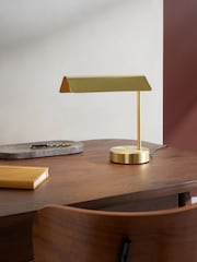MADE.COM Brass Ellis Table Lamp - Image 1 of 3