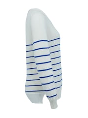 Celtic & Co. Blue Merino V-Neck Jumper - Image 5 of 7