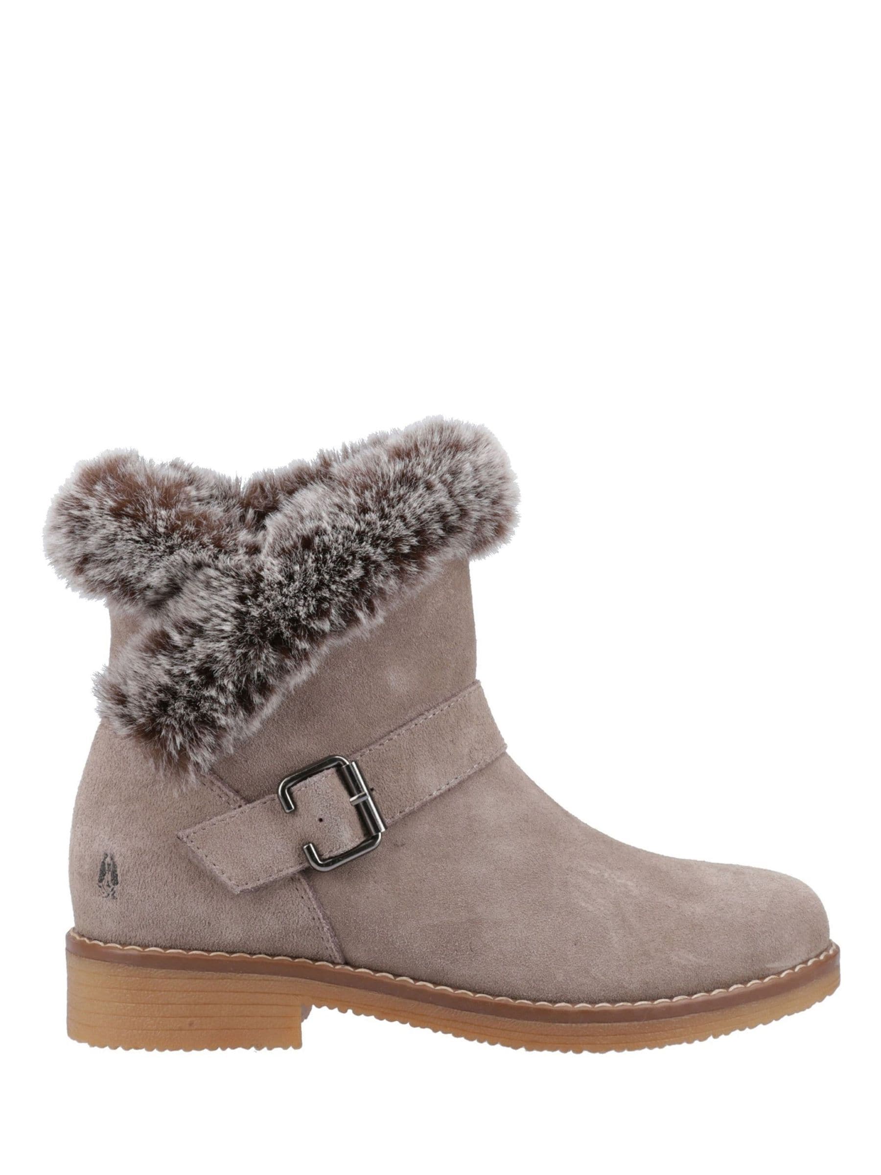 Hush Puppies Women's Hannah Wide Fit Boot in Taupe | Size: 3 - Image 2