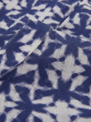 Celtic & Co. Blue Linen Button Through Dress - Image 4 of 8