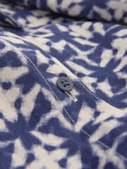 Celtic & Co. Blue Linen Button Through Dress - Image 8 of 8
