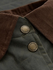 Celtic & Co. Green Wax 100% Cotton Overshirt - Image 7 of 8