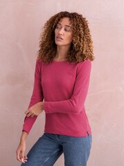 Celtic & Co. Pink Linen / Cotton Sweatshirt - Image 1 of 5