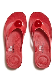 Czerwony - Japonki FitFlop X Keith Haring iQushion Button - Obraz 5 z 7