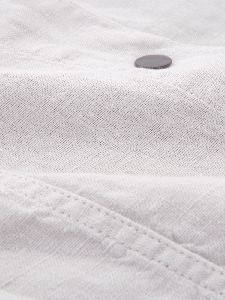 Celtic & Co. 100% Linen Western White Jacket - Image 6 of 6